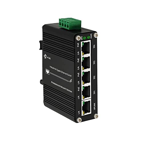 ミニ製作用5ポートギガビットPoE取り替えっこ一元管理5界面RJ45 10/100/1000Mbpsイーサネットディンレールマウントイーサネットウォールマウント属する(-40-167・・F)10Gbpsスイッチング電気容量