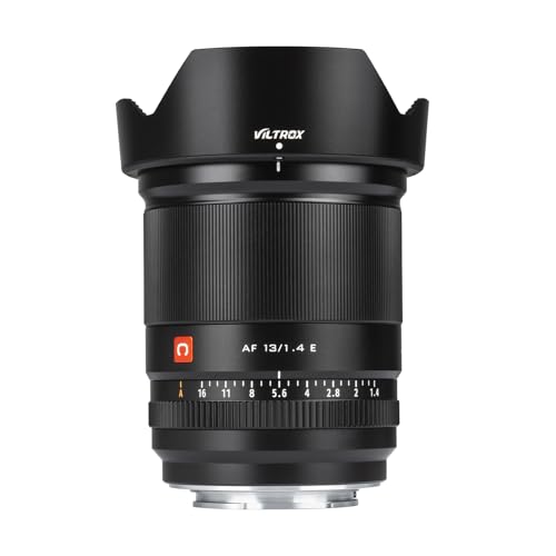 Viltrox AF 13粍 F1.4 E 超広角 単興味の中心水晶体（ソニー Eマウント/APS-C 用）黒いこと 大差しわたし 瞳AF相応う 防塵防滴 ビデオブログ・ライトウェイト相応う 日本語取りまわし書きあらわす書 適当お願いごと書ふり出し可