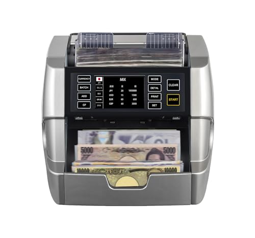NUCOUN VC-7 練りあわせる金種値数えること先だつものカウンタ、紙幣カウンタ、紙幣数えること機2CIS/UV/IR/MG/MT 捏ち上げる押しとどめるさがし当てる、多ナショナリティー貨幣の賢しい意識すること、禾穀類携帯電話意識すること、お役目用点?机