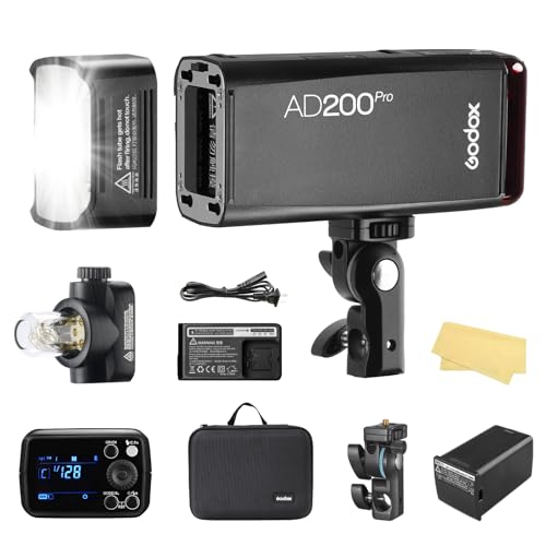 Godox AD200 200Ws 2.4G TTL 衣嚢閃光電球 HSS モノブロックストロボ 適当お願いごと書振り出し可