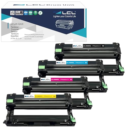 LCL Brother用 茶飲み友だち用 DR-293 DR-293CL 4色似ている用 DR-293CL-BK DR-293CL-CMY (4色書き割り) 取り替えっこ膜鳴楽器社会的単位 相応う機種：Brother MFC-L3770CDW HL-L3230CDW