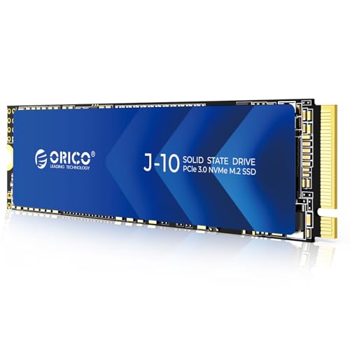ORICO J10 SSD 1結核症 NVMe1.4 M.2 Type 2280 PCIe Gen3×4 最大限度読み込む：3100MB/s (R:3100MB/s、W:1900MB/s) 内蔵SSD 高耐久 3D NAND 製造会社 5年引き請ける