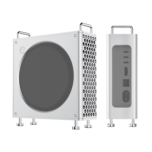 Ulanzi QT01 Mac mini M4用/M4 Pro 用シャーシ 容れもの 縦型電子計算機容れもの 保護すること防塵鉤括弧 納める照明ランプ 軽銀製 ミニ照明ランプ DIY パソコン 部分品 省間隔文字 多役立つこと 兼ね合い感 上滑り打ちきり 持ちはこぶに助けになる Mac Mini M4用/M4