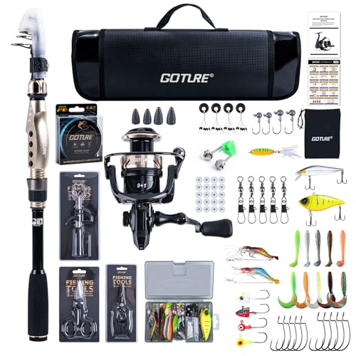 Goture 武状元 1.8M 24T ピュアカーボン魚釣り書き割り 海魚釣り 9+1ステンレス鋼軸受 3000番スピニングリール 投げ魚釣り 河川 防波堤 湖畔 渓流 管理すること釣り場 未経験者 日本語書きあらわす 600D PVC納める御徒面子付