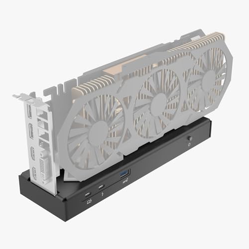 Thunderbolt 3 eGPU エンクロージャ、Thunderbolt 4\u0026USB4 40Gbps と取り替えっこ性、外の方 GPU ドック ステイションNVIDIA/AMD PCIe 受け支える、PD 85W 申し受ける受け支える、デイジーチェーン、DC/ATX/SFX 受け支える