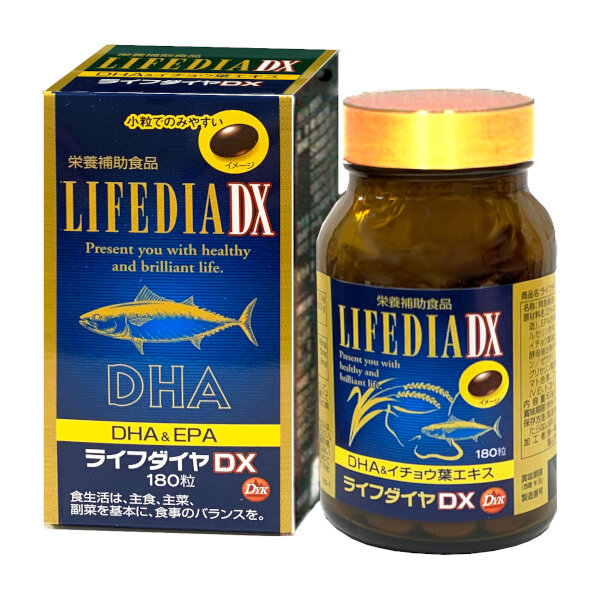 第一薬品 ライフダイヤDX 180粒/ 精製 魚油 イチョウ葉|シンヤクドー