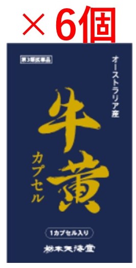 【第3類飲み薬】「栃本天海堂」牛黄宇宙カプセル オーストラリア連邦産 １宇宙カプセル×６個（６宇宙カプセル）