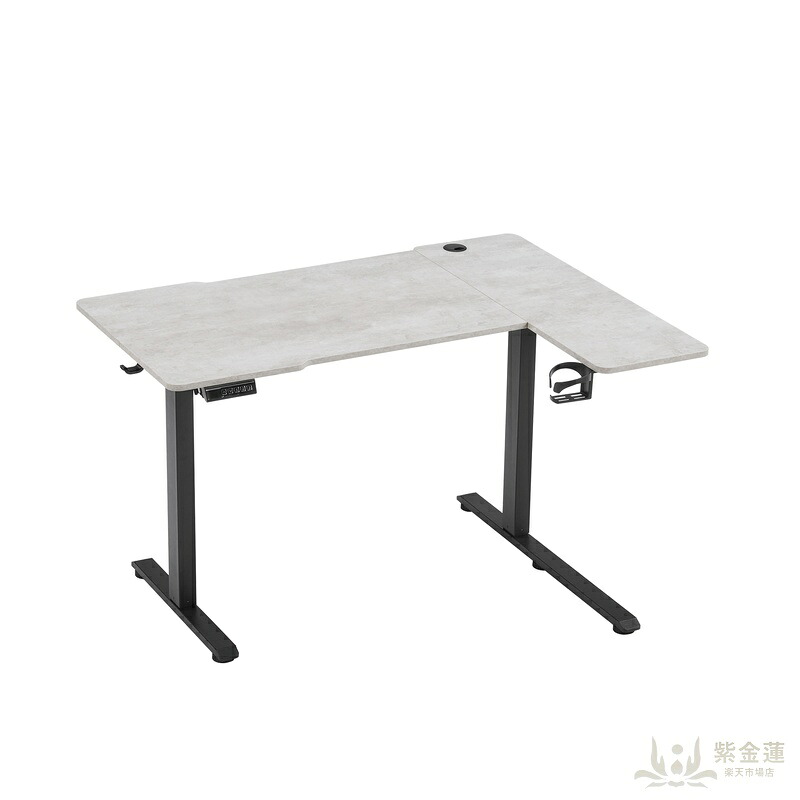 L型電動昇降デスク スタンディングデスク 電動 幅120cm 昇降デスク 昇降式テーブル 昇降式デスク 高さ調整 リモートワーク デスク 在宅 テレワーク 昇降式 オフィスデスク 机 パソコンデスク PCデスク おしゃれ テーブル｜紫金蓮店