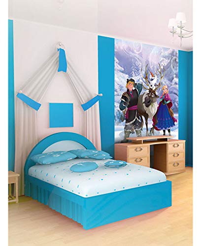 楽天市場 ディズニー アナと雪の女王 Disney Frozen 壁紙 クロス 糊なし ウォールペーパー 254cm X 184cm Sirius