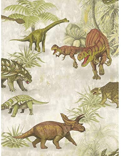楽天市場 壁紙 ウォールペーパー 恐竜の森 53cm X 1005cm Sirius