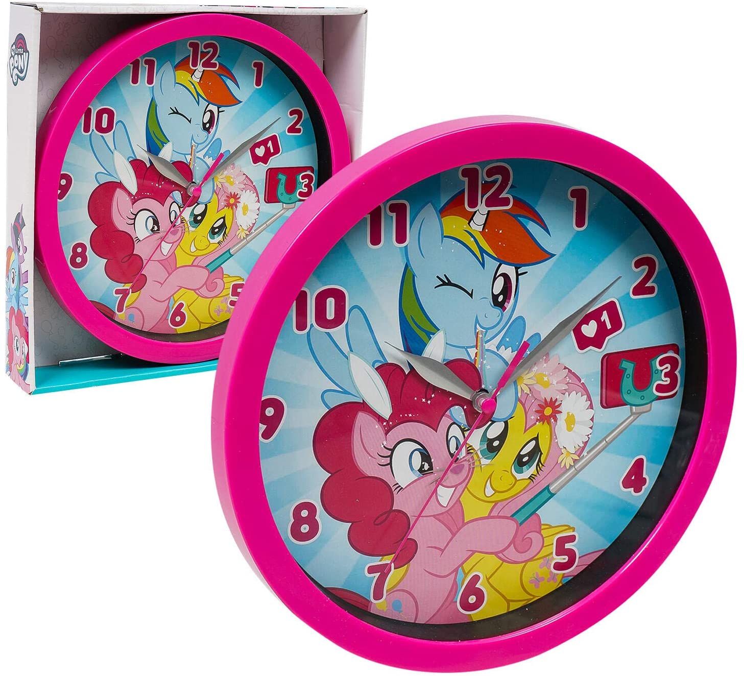 楽天市場 マイリトルポニー My Little Pony 掛け時計 時計 直径25cm ウォールクロック Wall Clock Sirius