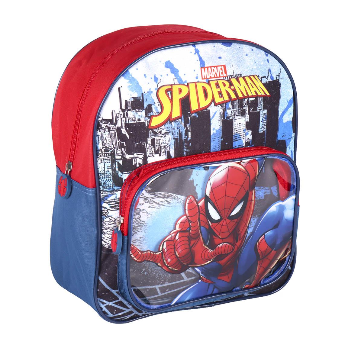 マーベル　スパイダーマン バックパック リュックサック クリアポケット 透明 リュック かばん 30 x 25 x 12 cm MARVEL SPIDER-MAN Backpack　日時指定は平日・午前のみ画像