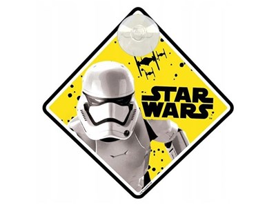 スターウォーズ　ストームトルーパー　ステッカー　カーステッカー STAR WARS STORMTROOPER　吸盤式　あおり運転対策　6245　日時指定不可画像