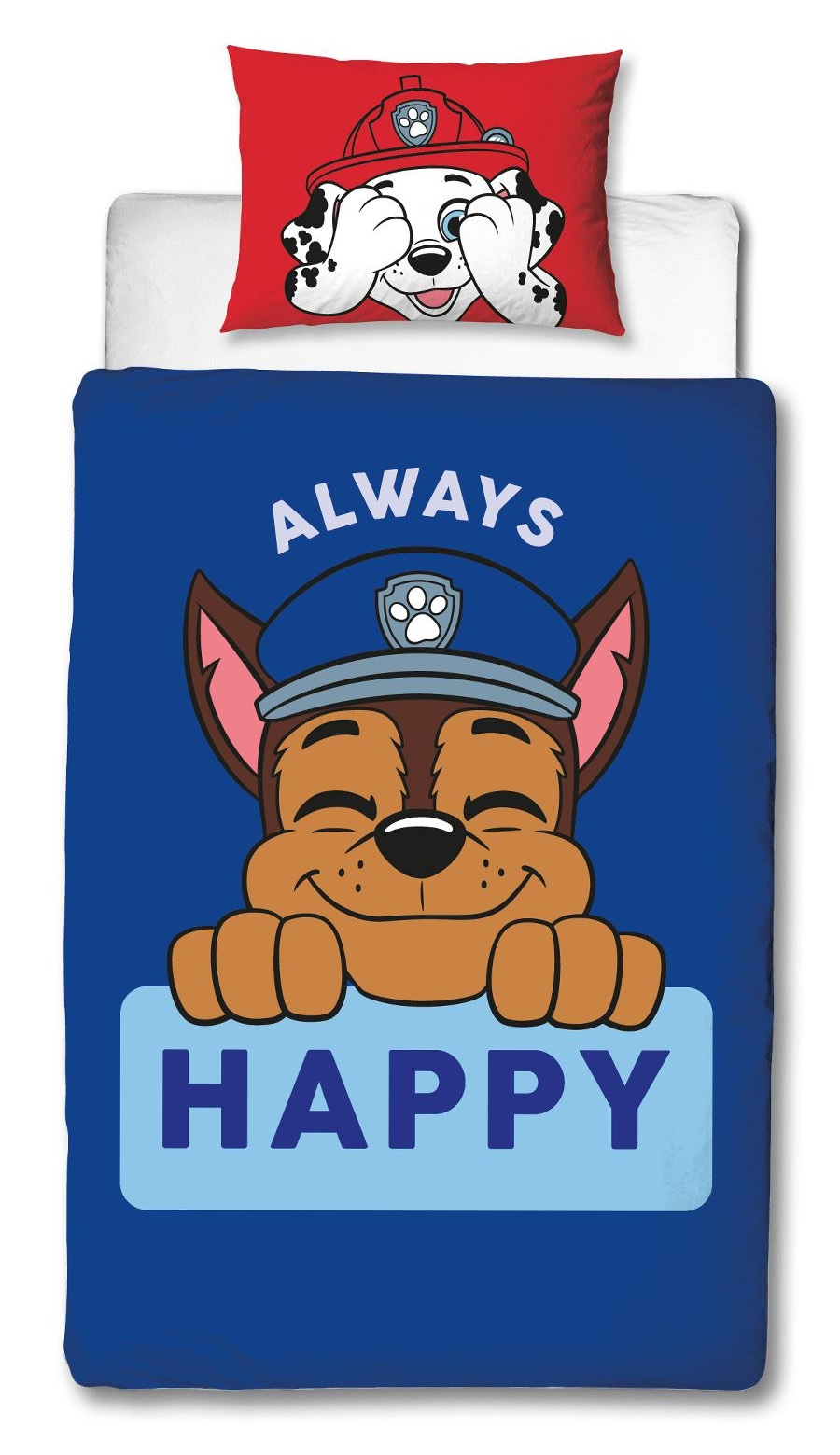 8572 パウ・パトロール 布団カバー + 枕カバー セット シングル PAW PATROL 並行輸入品 パウパトロール 布団（寝具｜インテリア・寝具・収納）の通販