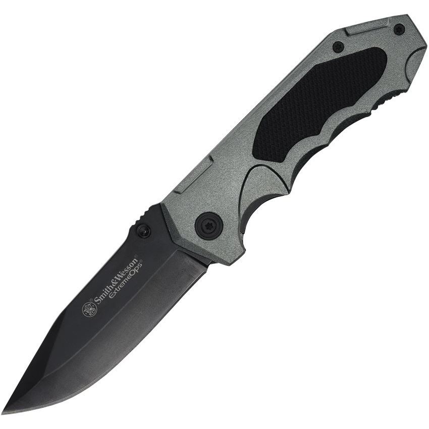 楽天市場】Smith&Wesson 折りたたみナイフ Extreme Ops ブラック