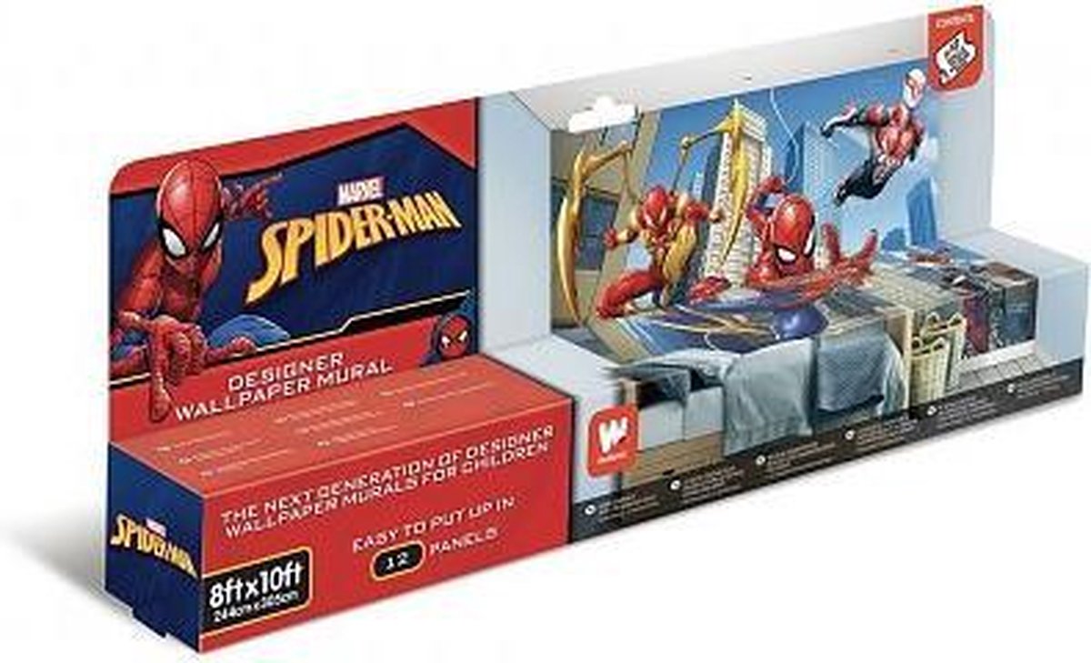 壁紙 ウォールペーパー マーベル スパイダーマン　 Marvel SPIDER-MAN　 244cm x 305cm 5,083円