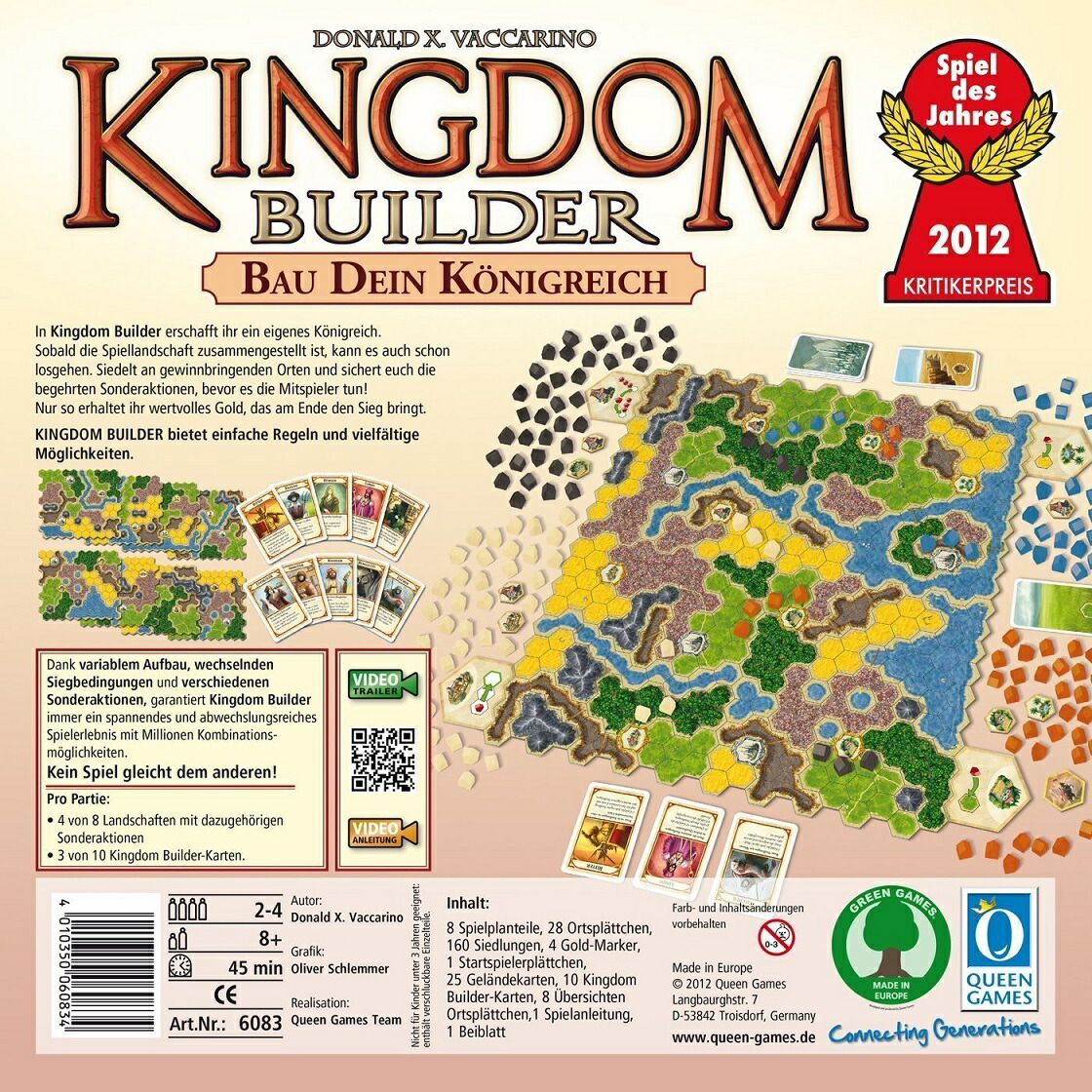 楽天市場 キングダムビルダー Kingdom Builder Queen Games 日本語ルール付属 Sirius