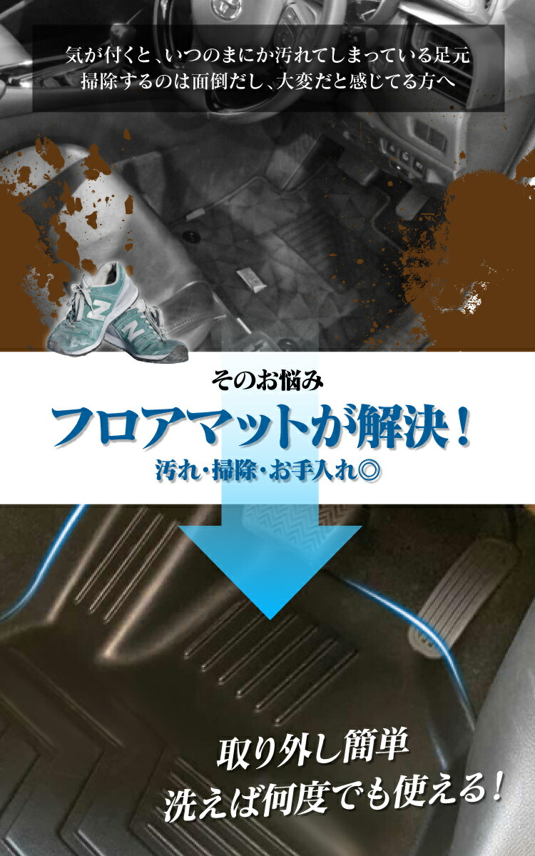 在庫あり 即納 日産 デイズ Days 3d フロアマット セット 内装パーツ カスタム パーツ 立体 ゴム 防水 ラバー 車 汚れ防止 Tpe材質 立体成型 耐摩擦 耐汚れ アクセサリー 車内 トレイ インテリア トレーマット アウトドア キャンプ 恒達 Yoka Town ヨカタウン
