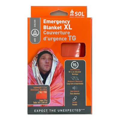 【楽天市場】SOL(ソル) アウトドア キャンプ 登山 サバイバル 防災 毛布 エマージェンシーブランケット XL 2人用 【日本正規品