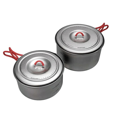 エバニュー(EVERNEW) Ti U.L. Pot set 900+1300 ECA536 チタン｜SIS-Rオンライン