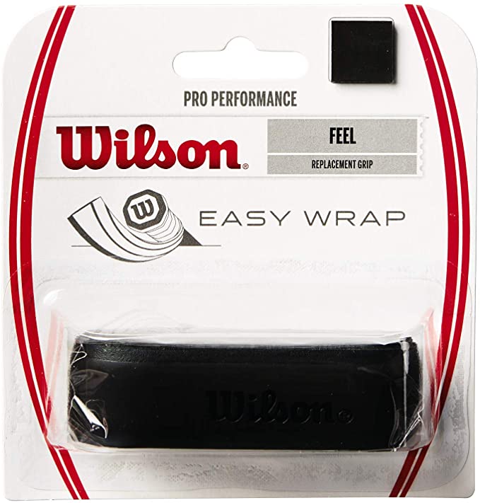 Wilson ウイルソン テニス リプレースメントグリップ PRO PERFORMANCE GRIP プロパフォーマンスグリップ 1個入り ブラック  WRZ470800 ウィルソン 100％安い