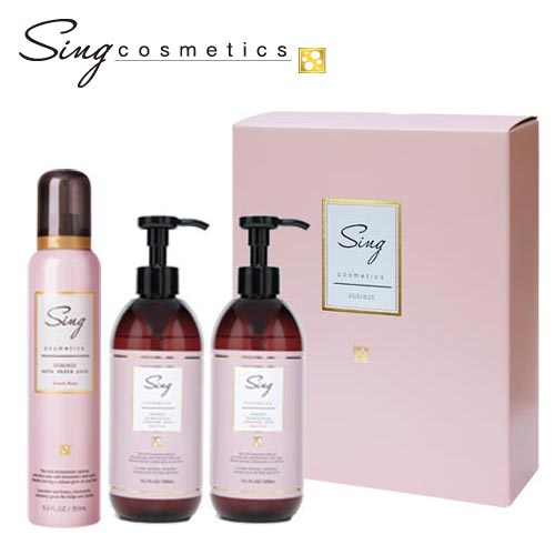 楽天市場 605円off 送料無料 ギフトboxセット Sing シング オーガニック炭酸ホワイトパック 発酵クレンジングウォーター プレゼントにオススメ クレンジング メイク落とし 美容 ピーリング クレンジング水 クレンジングウォーター 角質 発酵エキス 白肌炭酸パック
