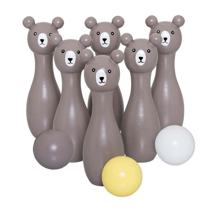 Bloomingville Play Set Bowling くまのボーリングセット ブルーミングヴィル 北欧 デンマーク