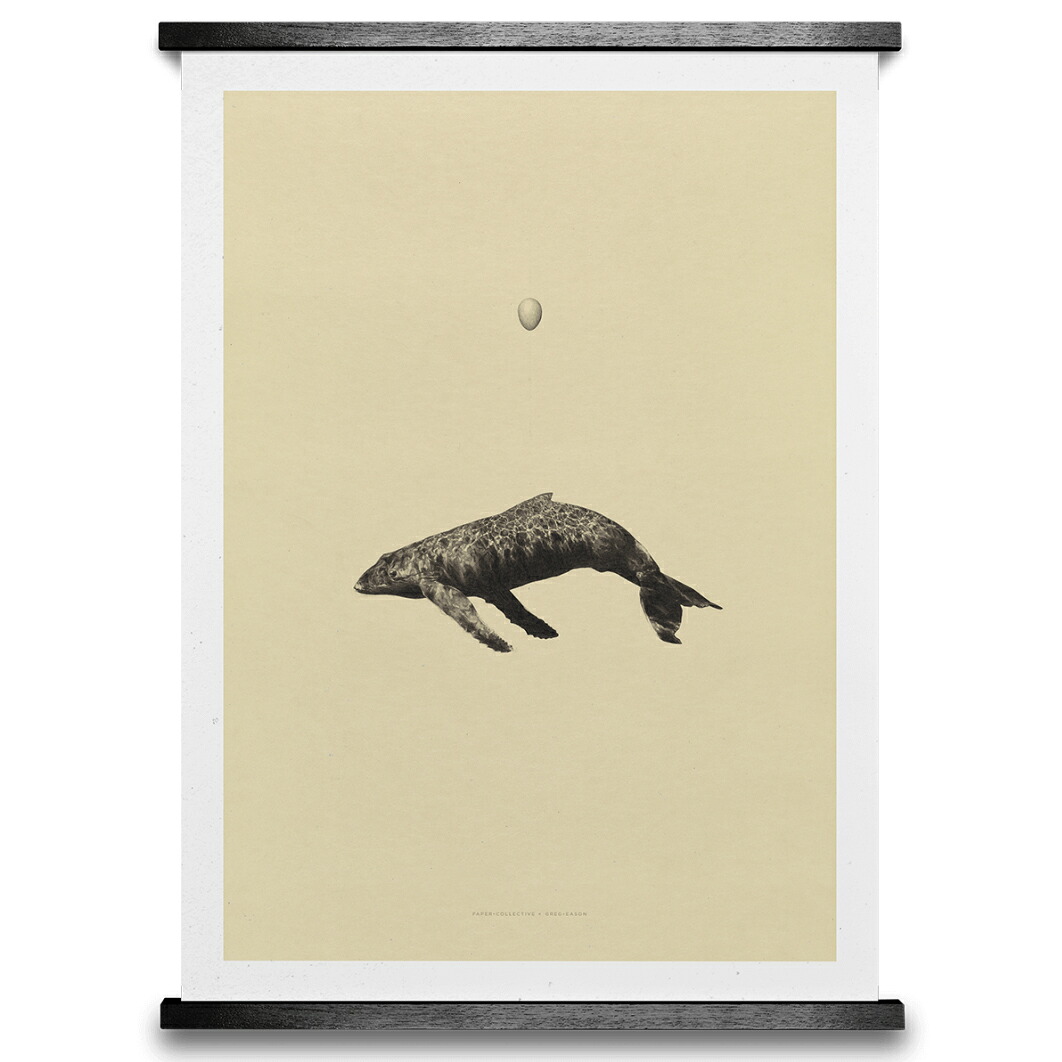 ペーパーコレクティブ 【ポスター】WHALE ORIGINAL ポスター 50cm×70cm