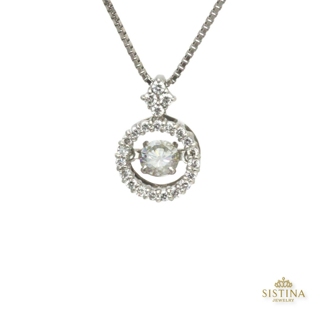 楽天市場】一粒 ダイヤモンド ソリティアネックレス 0.5ct 4本爪