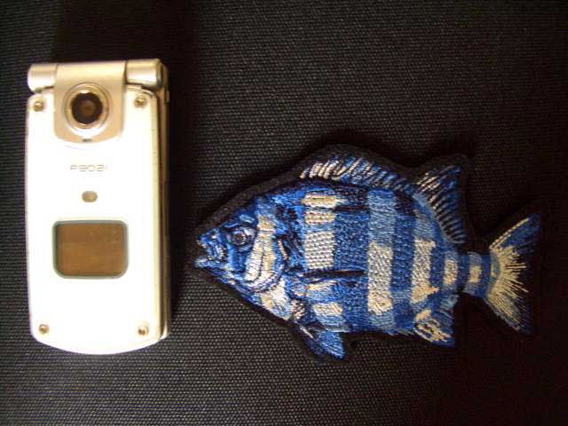 868 USA製　アニマル　魚　フィッシュ　虫　ビッグロゴ　スウェット　ベージュ