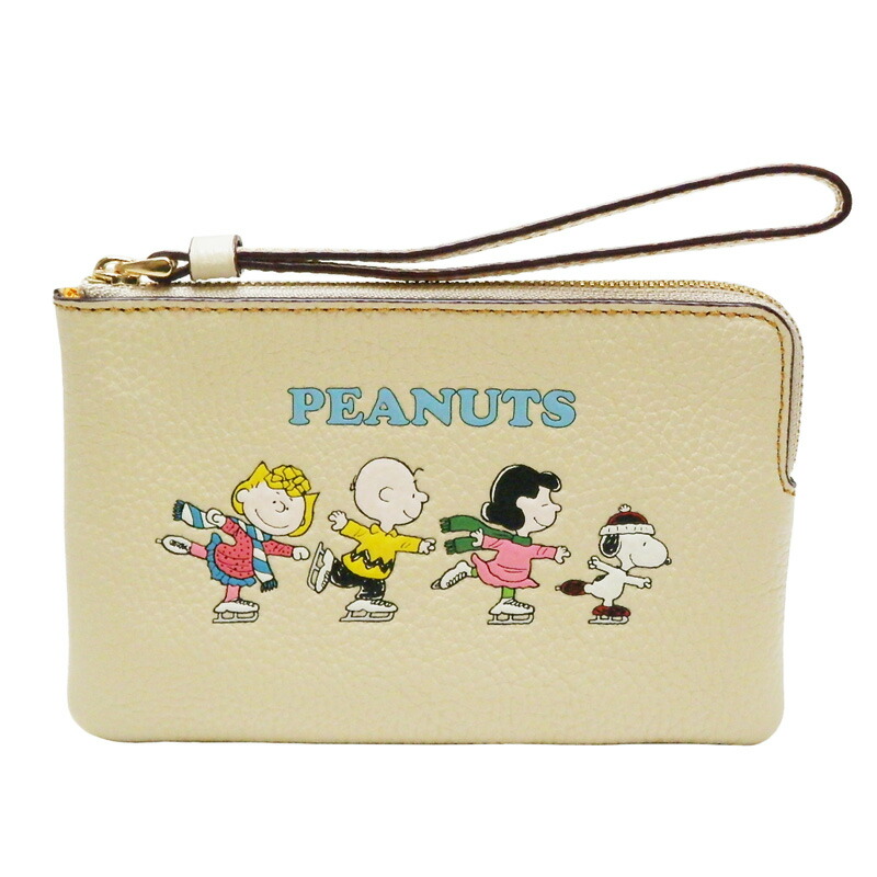 新品未使用　コーチ　スヌーピー　PEANUTS リストレット　ポーチ 公式】コーチアウトレット | 【COACH X PEANUTS】コーナー