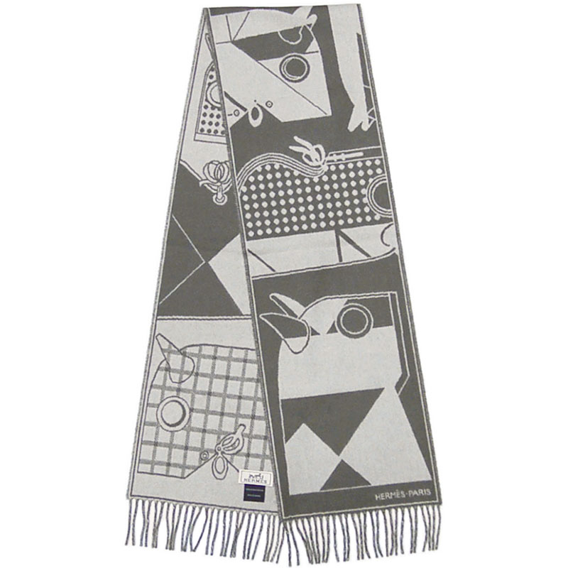楽天市場】【アパレル】HERMES エルメス カシミア100% マフラー 大判