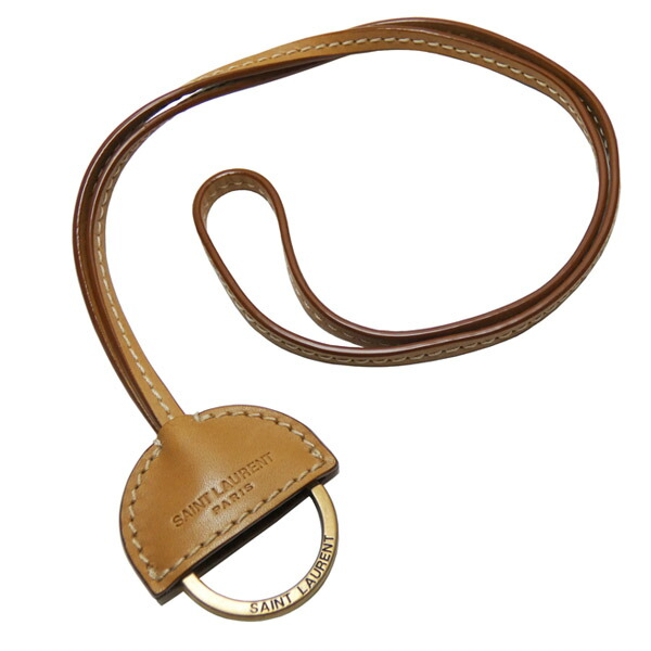 楽天市場】サンローラン SAINT LAURENT キーリング YSLロゴ ブラック