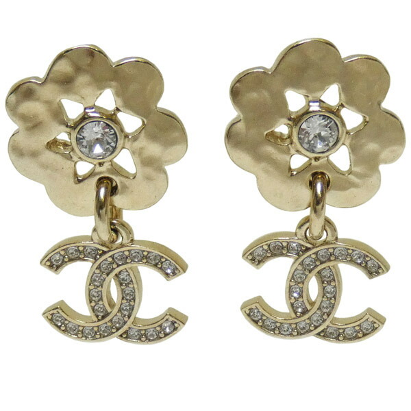 楽天市場】【ジュエリー】CHANEL シャネル ココマーク カメリア ピアス