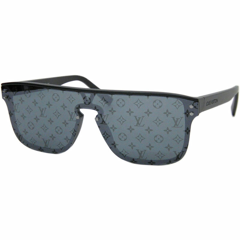 ほぼ未使用　LOUIS VUITTON ブラック キャットアイ サングラス サングラス・マイ モノグラム フェイム キャットアイ S00｜ルイ