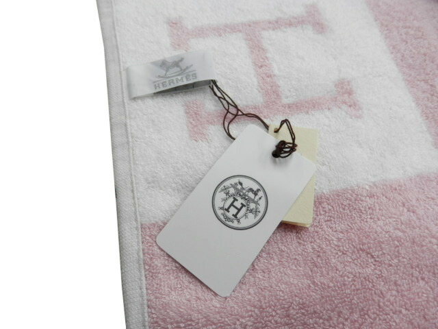 エルメスフェイスタオルアヴァロンローズ/リラ未使用品【あす楽対応_東海】【コンビニ受取対応商品】