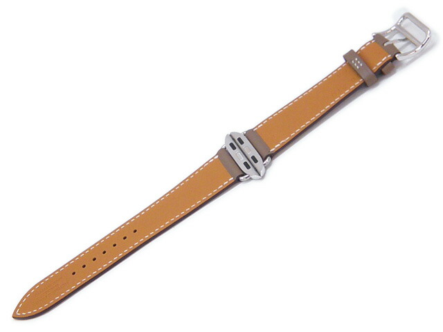 エルメス HERMES アップルウォッチ用ベルト 41mm エトゥープ 未使用品