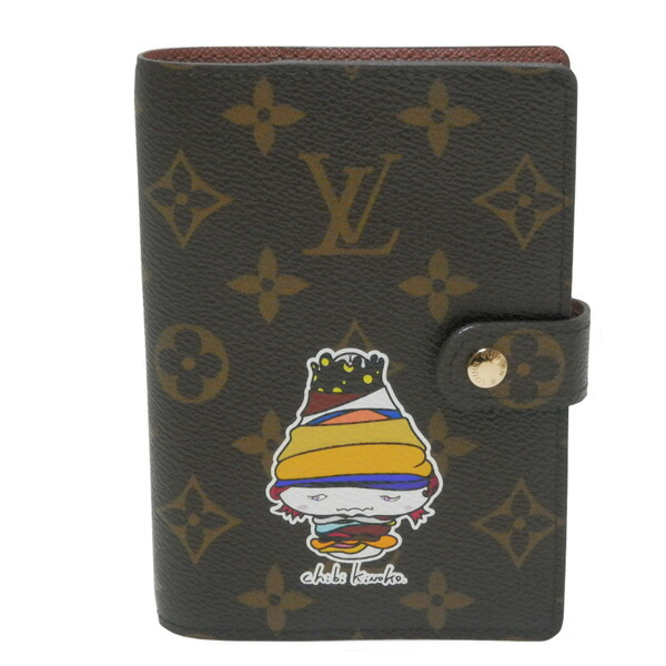 ルイ・ヴィトン　LOUIS VUITTON　手帳カバー　モノグラム　チビキノコ　アジェンダＰＭ　ＭＯＣＡ限定　村上隆　Ｒ２０９５６　新品同様【中古】【コンビニ受取対応商品】