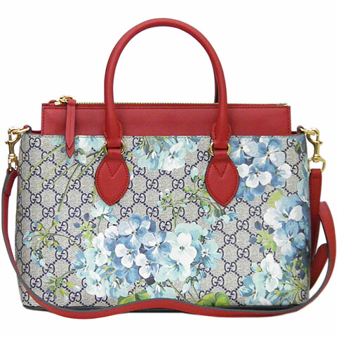 グッチ GUCCI GGブルームス GGスプリームキャンバス 2WAY ハンドバック 546316 御花刷り上げる 花柄 【中古】【コンビニエンスストア受け取り証書相応う商いもの】