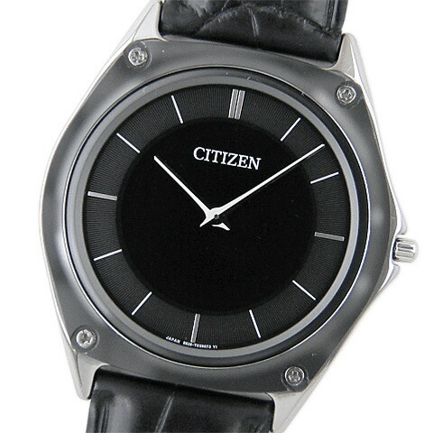 シチズン CITIZEN メンズウオッチ エコ運転 一 AR5044-03E 分野押さえる1000本 極薄 【中古】【コンビニエンスストア受け取り証書相応う商いもの】