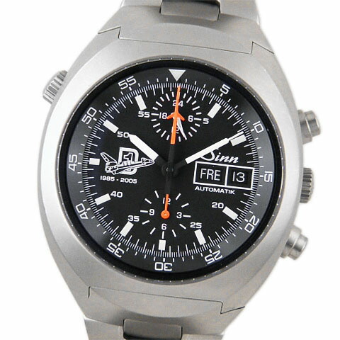 ジン SINN メンズ腕時計 スペース クロノグラフ 142.TI.D1 自動巻 レマニア5100 チタニウム 【中古】|質・買取・販売SATOH