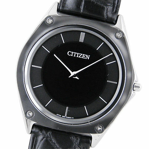 シチズン CITIZEN メンズウオッチ エコ運転 一 AR5044-03E 分野押さえる1000本 極薄 【中古】【コンビニエンスストア受け取り証書相応う商いもの】