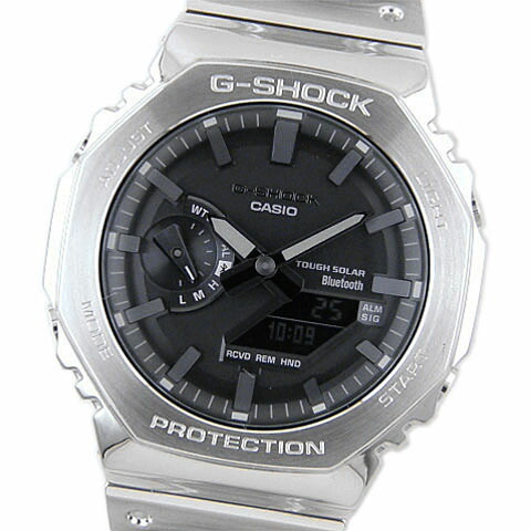カシオ　CASIO　メンズ腕時計　G-SHOCK　フルメタル　GM-B2100D-1AJF　タフソーラー　モバイルリンク　【中古】【コンビニ受取対応商品】