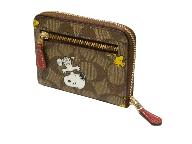 コーチ ＣＯＡＣＨｘＰＥＡＮＵＴＳ スモールジップアラウンド