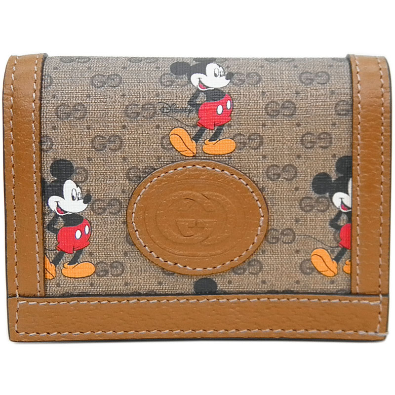 美品 GUCCI ブラウン 二つ折り財布 箱付き グッチ 楽天市場】グッチ GUCCI 財布 二つ折り コインケース ディズニー