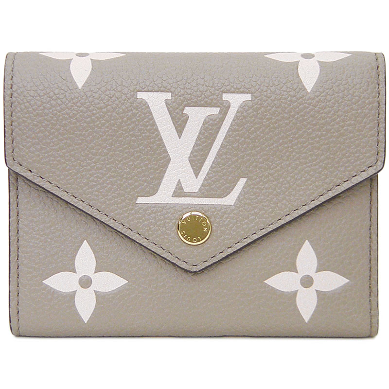 LOUIS VUITTONポルトフォイユ ヴィクトリーヌ モノグラムアンプラント ポルトフォイユ・ヴィクトリーヌ バイカラー モノグラム・アンプラント