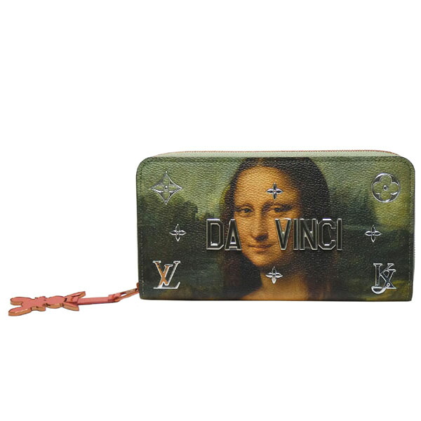 ルイ・ヴィトン　ＬＯＵＩＳ　ＶＵＩＴＴＯＮ　マスターズコレクション　ジッピーウォレット　ラウンドファスナー長財布　Ｍ６４６０６　ダヴィンチ　モナリザ【中古】【コンビニ受取対応商品】