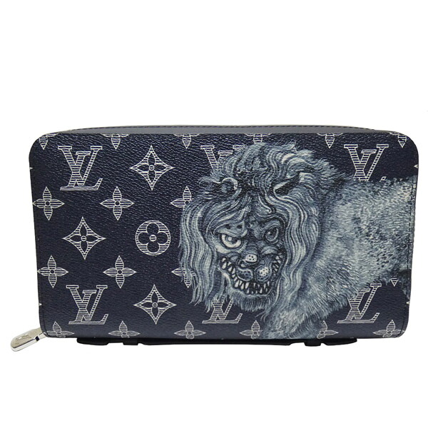 ルイ・ヴィトン　LOUIS ＶUITTON　　モノグラムサバンナ　ジッピーＸＬ　ラウンドファスナー　長財布　Ｍ６０６２４　チャップマンブラザーズ　【中古】【コンビニ受取対応商品】