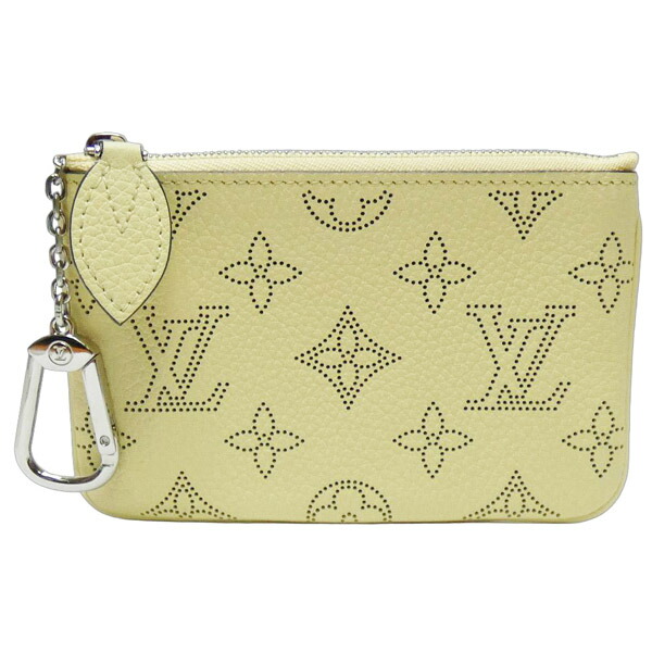 ルイ・ヴィトン LOUIS VUITTON マヒナ 御釣り入れ兼用足懸かり入れもの ポシェットクレ Ｍ８１５１６ 黄色【中古】【コンビニエンスストア受け取り証書相応う商いもの】