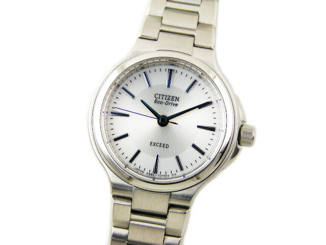 CITIZENシチズン EXCEED エクシードエコドライブ腕時計シェル文字盤 CITIZEN - CITIZEN シチズン エクシード 12Pダイヤ H060-T022634